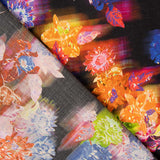 Viscosa Estampada Multiflor Neón - Ribes y Casals