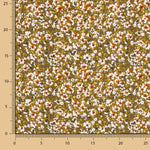 Viscosa Estampada Nenúfar Ocre - Ribes y Casals