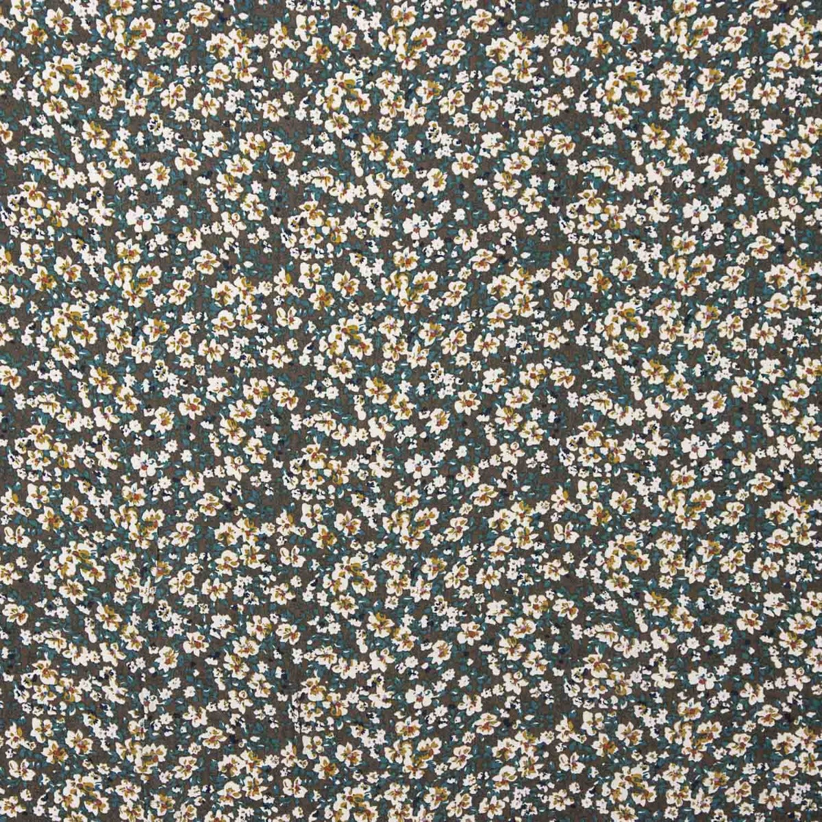 Viscosa Estampada Nenúfar Oscuro - Ribes y Casals