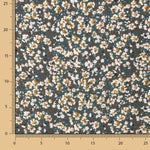 Viscosa Estampada Nenúfar Oscuro - Ribes y Casals