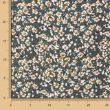 Viscosa Estampada Nenúfar Oscuro - Ribes y Casals