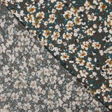 Viscosa Estampada Nenúfar Oscuro - Ribes y Casals