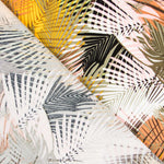 Viscosa Estampada Palmas Amarillo - Ribes y Casals