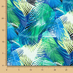 Viscosa Estampada Palmas Verde - Ribes y Casals