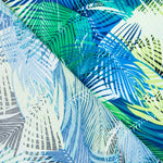 Viscosa Estampada Palmas Verde - Ribes y Casals