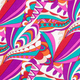 Viscosa Estampada Pucci Magenta - Ribes y Casals