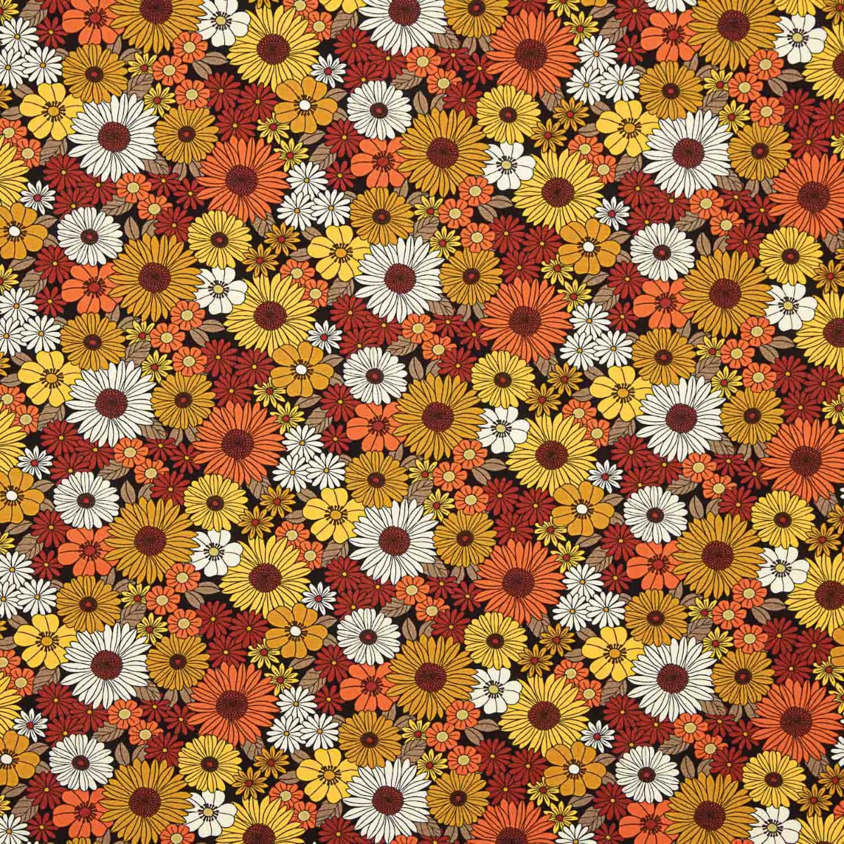 Viscosa Estampada Retro Garden - Ribes y Casals