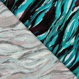 Viscosa Estampada Rush Azul - Ribes y Casals