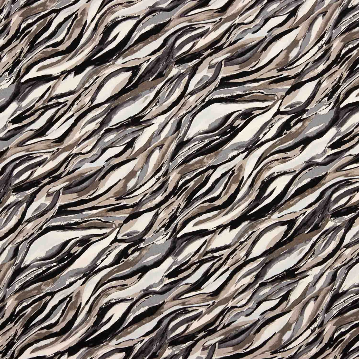 Viscosa Estampada Rush Gris - Ribes y Casals