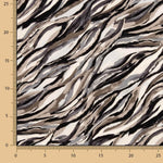 Viscosa Estampada Rush Gris - Ribes y Casals