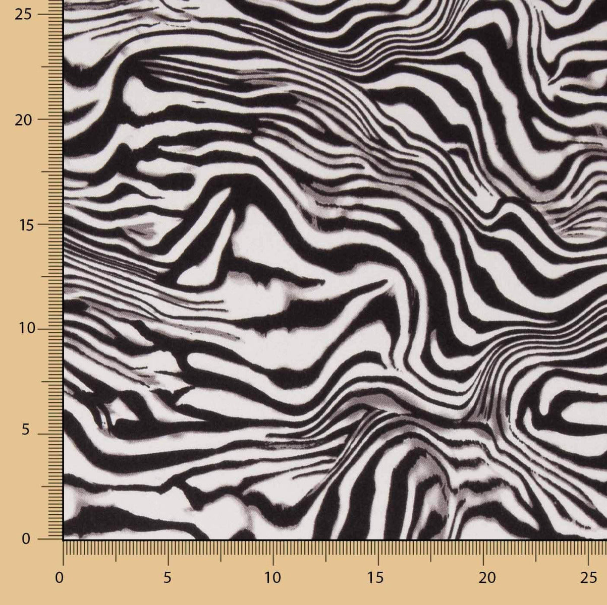 Viscosa Estampada Safari Cebra - Ribes y Casals