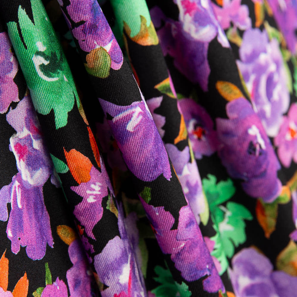 Retal Viscosa Flores Graci 200x140 cm - Ribes y Casals