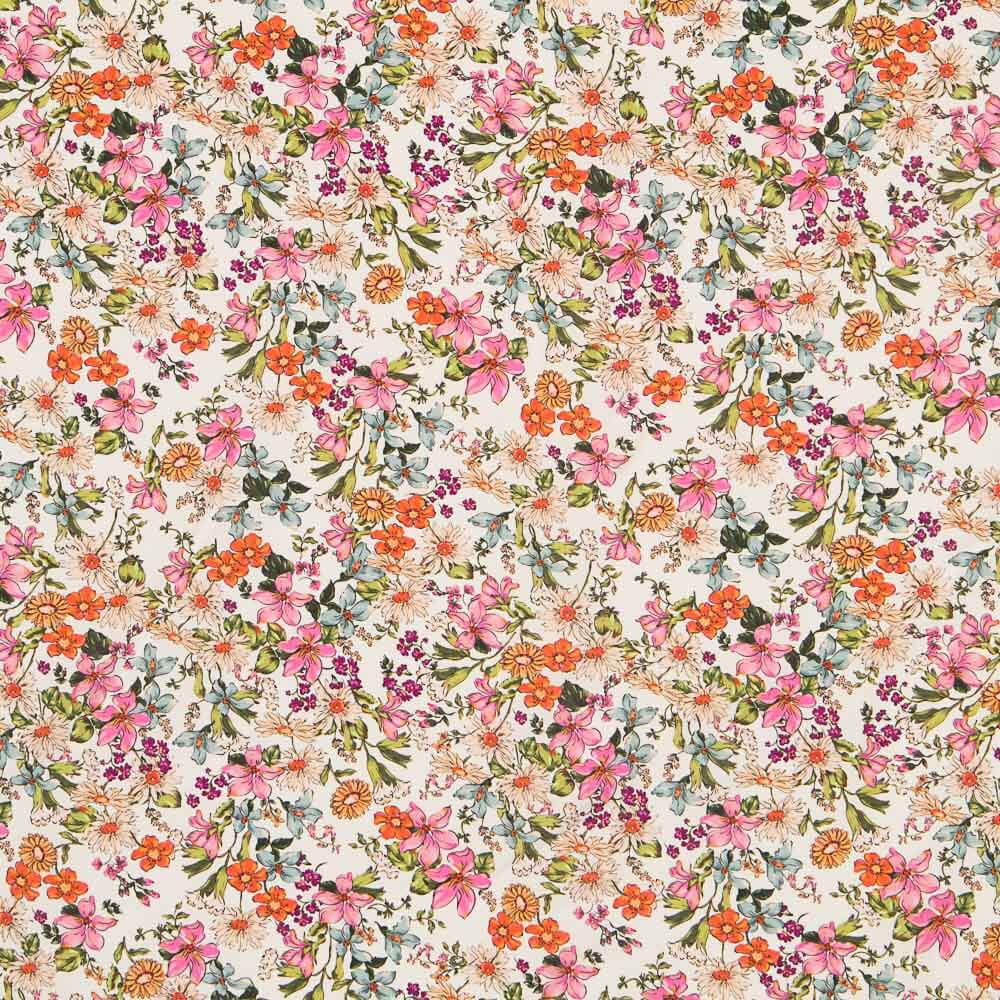 Viscosa Flores Salvajes Crudo - Ribes y Casals