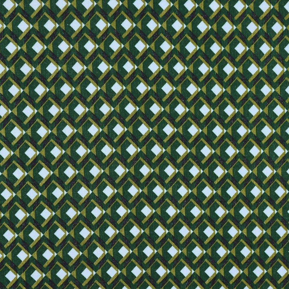Viscosa Geométricos Verde Joya - Ribes y Casals