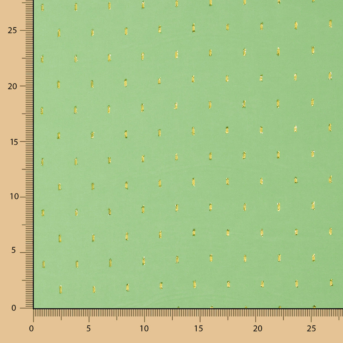Viscosa Lurex Verde Manzana - Ribes y Casals
