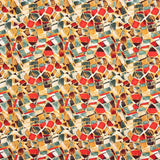 Viscosa Mosaico Rojos - Ribes y Casals