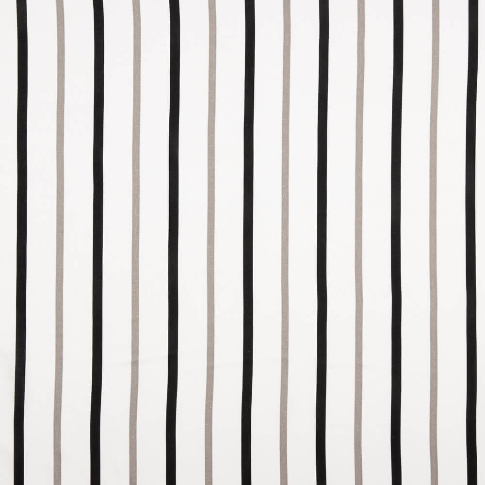 Retal Viscosa Rayas Negras 200x140 cm - Ribes y Casals