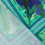 Viscosa Recuadro Tropical Azul - Ribes y Casals