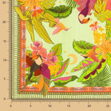 Viscosa Recuadro Tropical Verde - Ribes y Casals