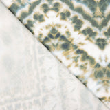 Viscosa Estampada Tye-Dye Verde - Ribes y Casals