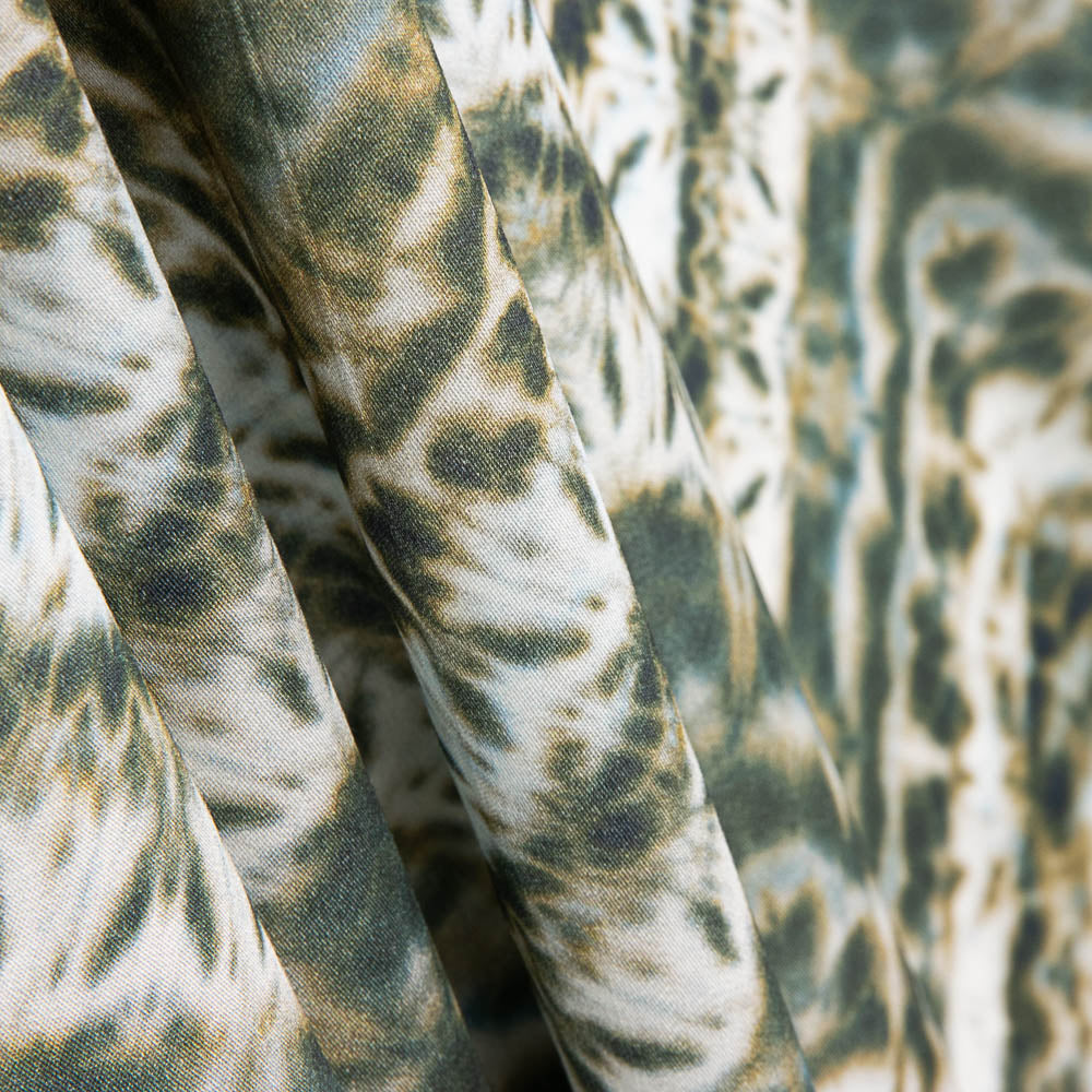 Viscosa Estampada Tye-Dye Verde - Ribes y Casals