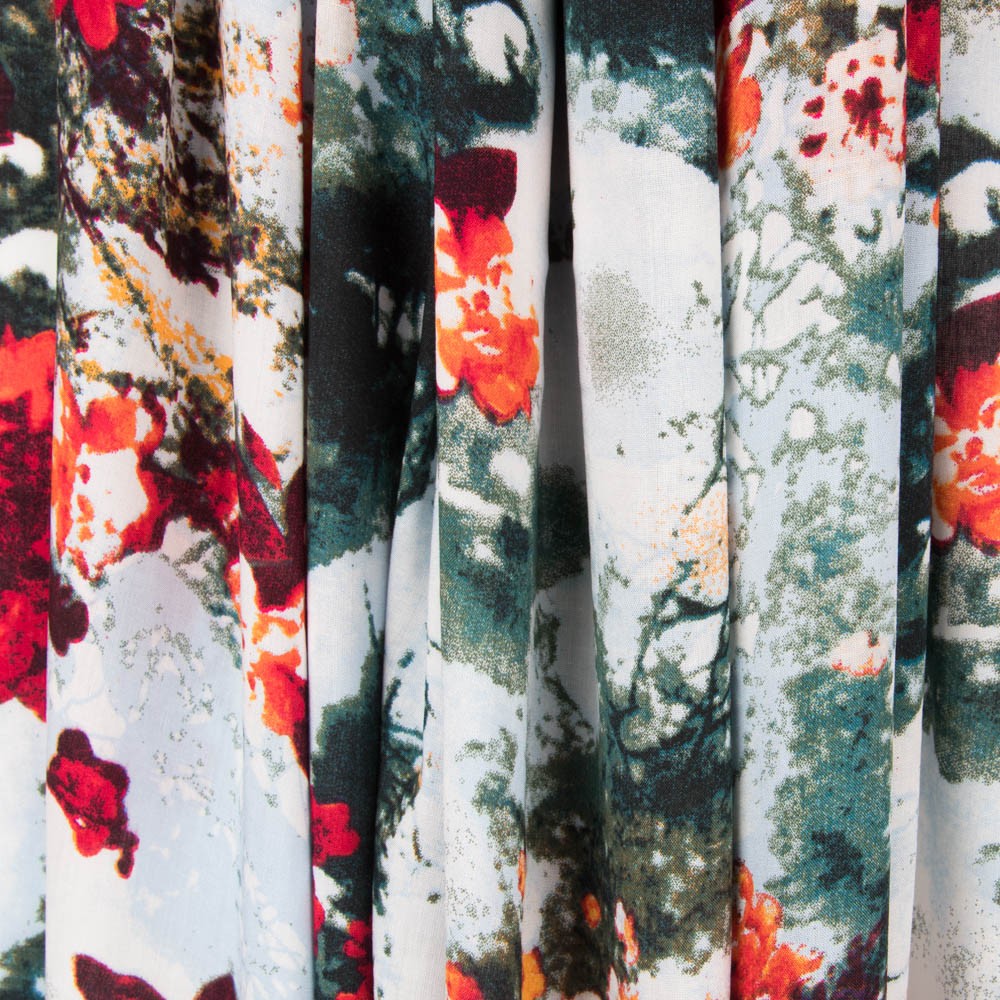 Viscosa Acuarelas Floral - Ribes y Casals