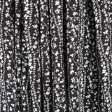 Viscosa Cenefas Florales Negra - Ribes y Casals