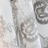 Visillo Bordado Cachemire Topo - Ribes y Casals