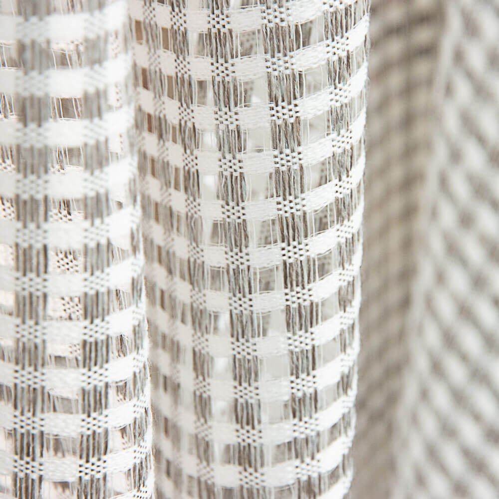 Visillo Calado Gris Piedra - Ribes y Casals