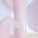 Visillo Estampado Geométrico Rosa - Ribes y Casals