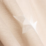Retal Visillo Devoré Estrellas Beige 100x280 cm - Ribes y Casals