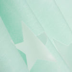 Visillo Devoré Estrellas Verde Agua - Ribes y Casals