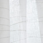 Visillo Lino Fino Geométrico Marrón - Ribes y Casals