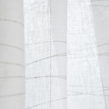 Visillo Lino Fino Geométrico Marrón - Ribes y Casals