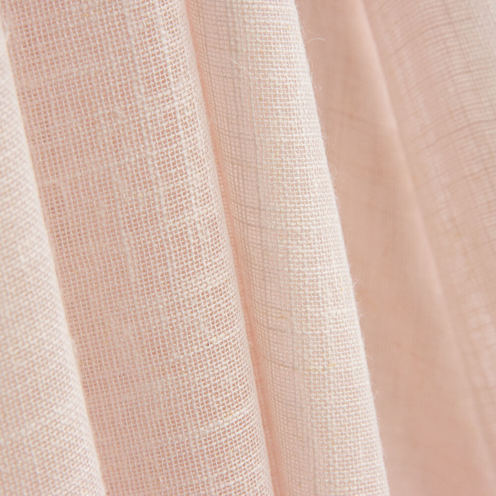 Visillo Lino Eco Rosa Claro - Ribes y Casals