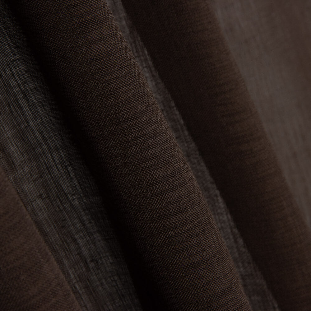 Retal Visillo Marrón Chocolate 90x280 cm - Ribes y Casals