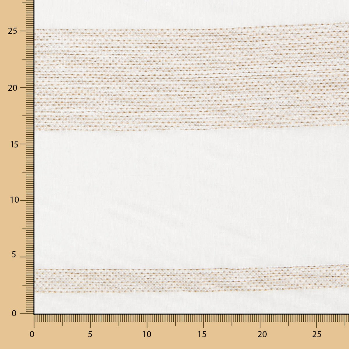 Visillo Multi Rayas Marrón - Ribes y Casals