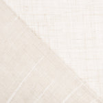 Visillo Natural Bordado Blanco - Ribes y Casals