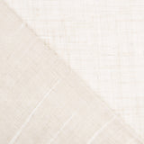 Visillo Natural Bordado Blanco - Ribes y Casals