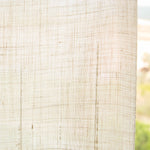 Visillo Natural Bordado Blanco - Ribes y Casals