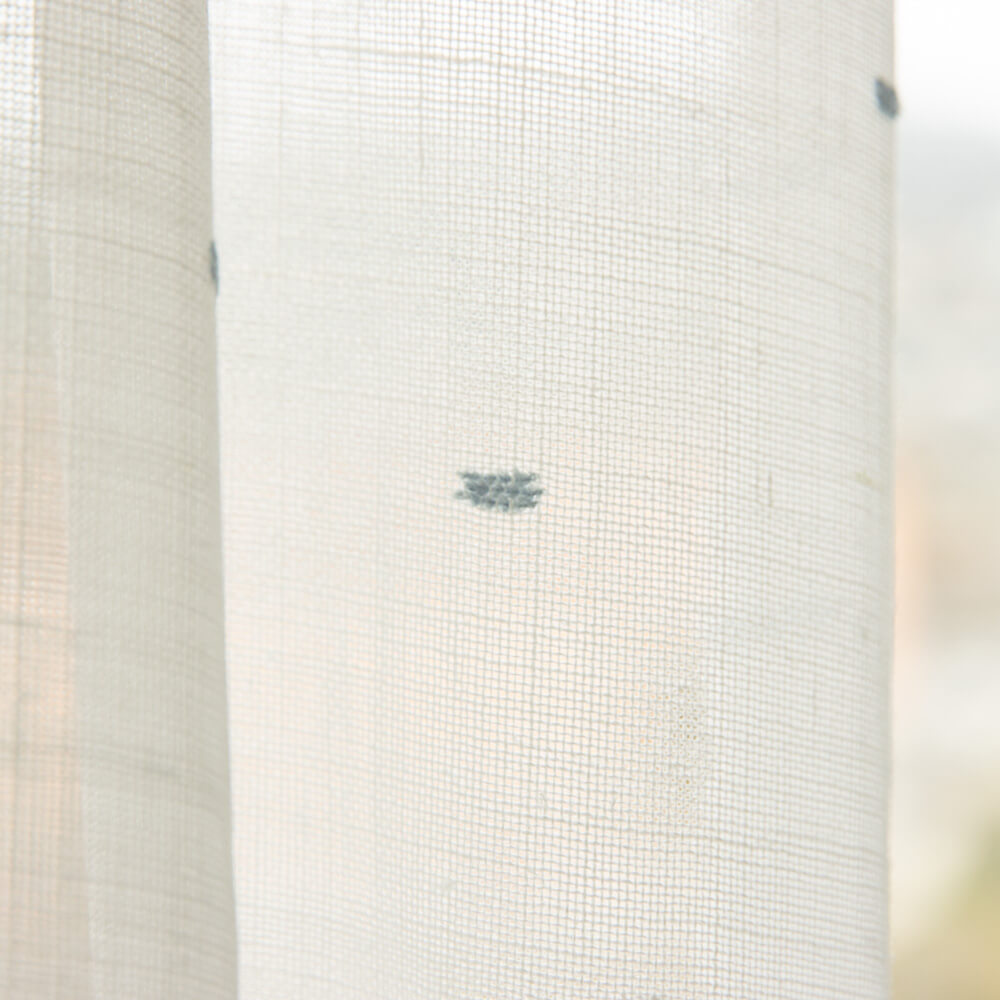 Visillo Plumeti Azul Claro - Ribes y Casals