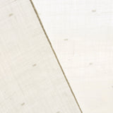 Visillo Plumeti Blanco Natural - Ribes y Casals