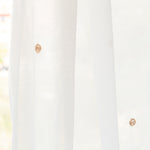 Visillo Poliéster Círculos Camel - Ribes y Casals