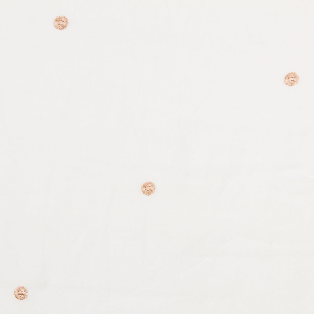 Visillo Poliéster Círculos Camel - Ribes y Casals