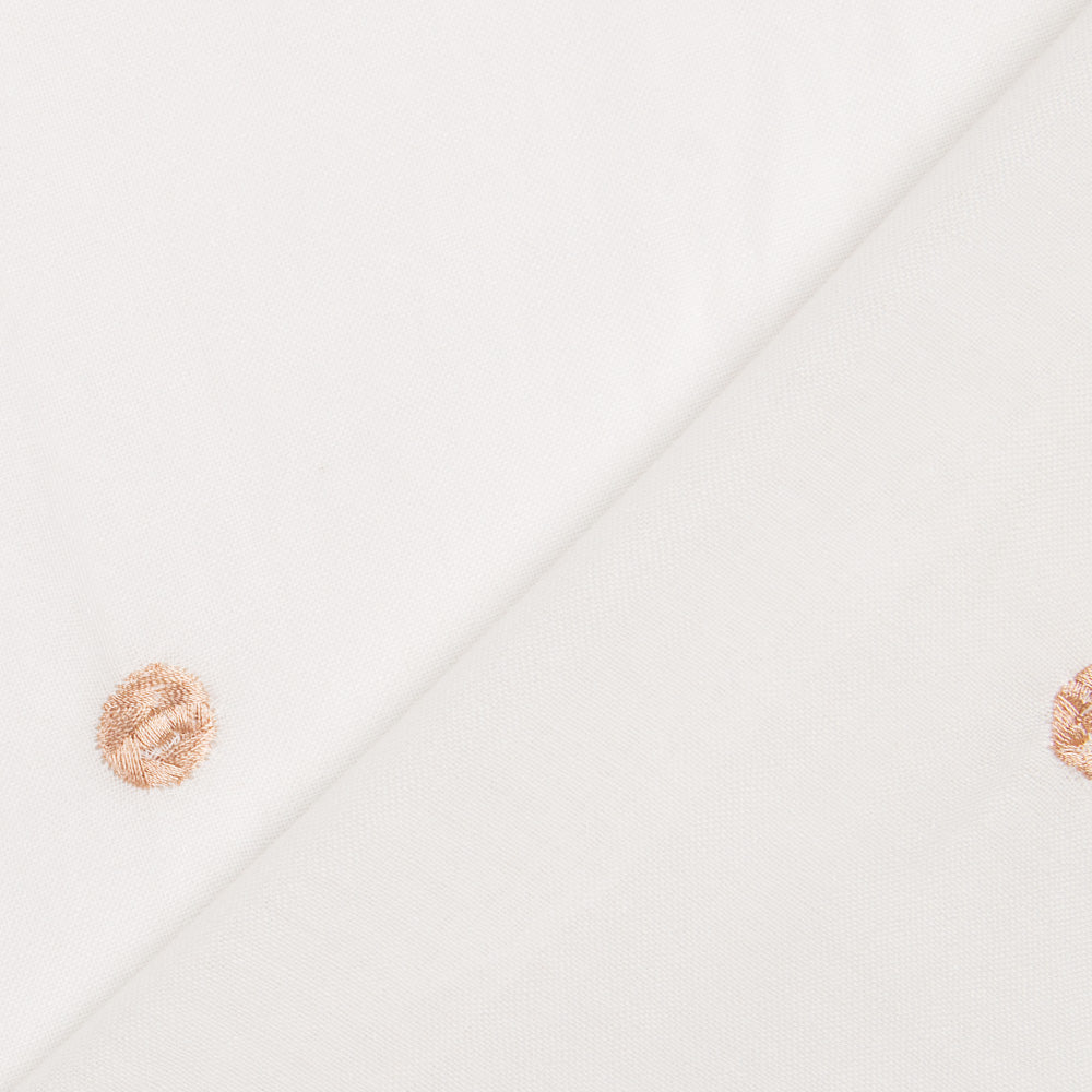 Visillo Poliéster Círculos Camel - Ribes y Casals