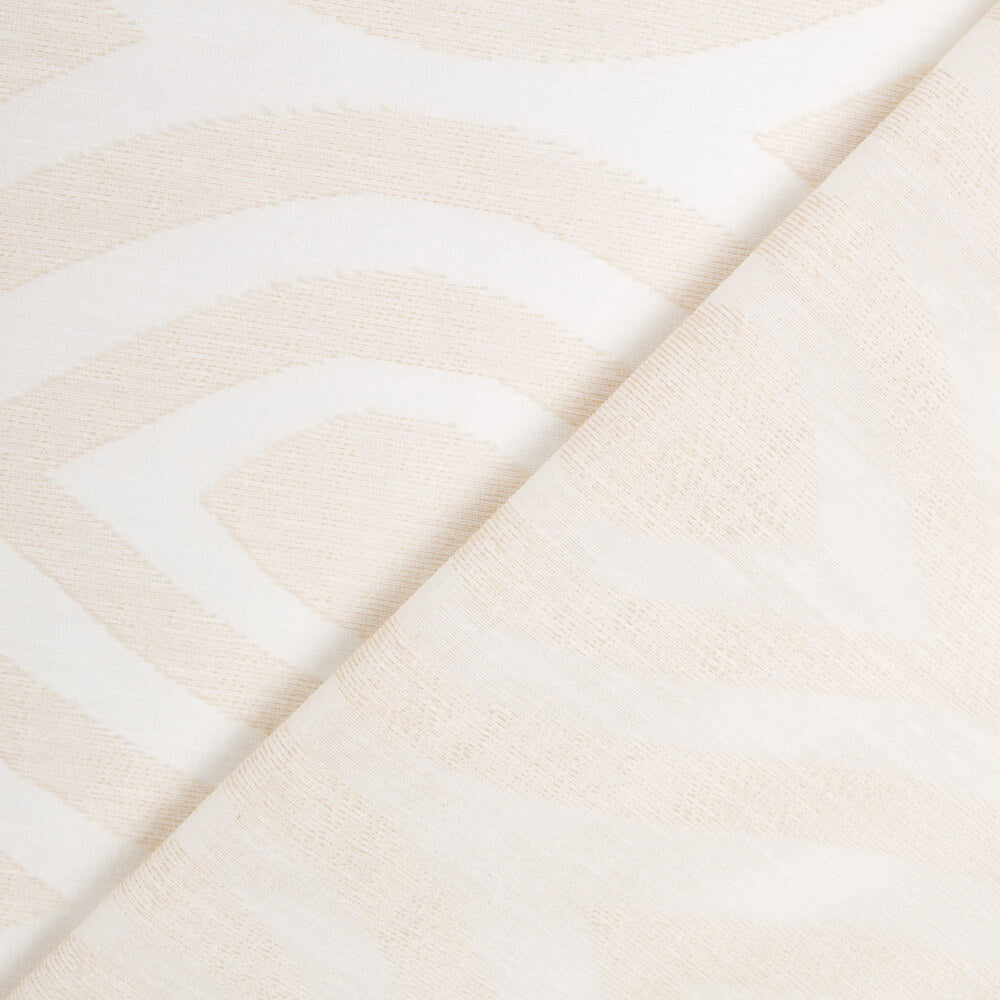 Visillo Poliéster Estampado Camel - Ribes y Casals