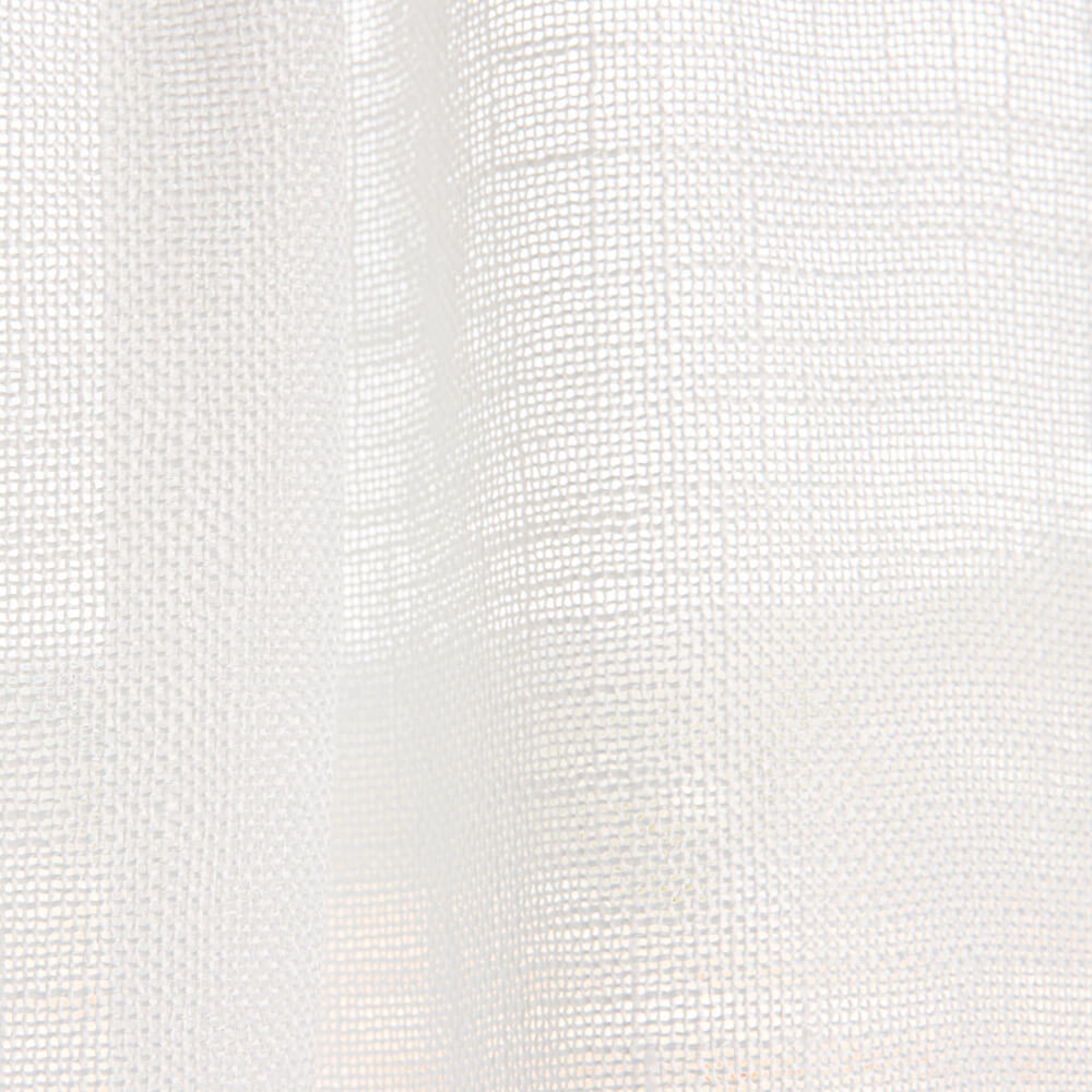 Visillo Rústico Poliéster Blanco Natual - Ribes y Casals