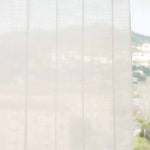 Visillo Raya Jacquard Blanco - Ribes y Casals