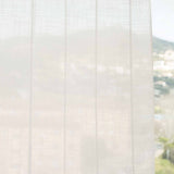 Visillo Raya Jacquard Blanco - Ribes y Casals