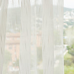 Visillo Rayado Blanco Natural - Ribes y Casals